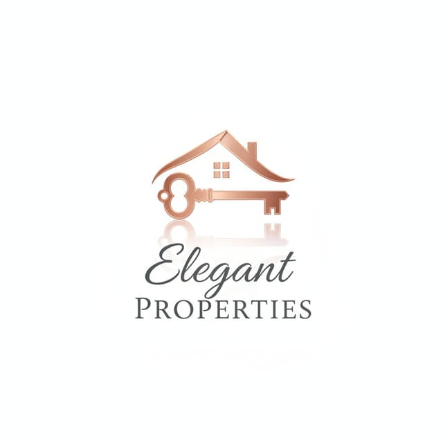 Elegant style real estate logo