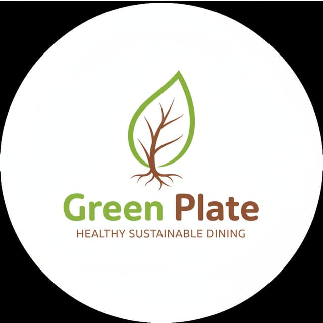 Vegan restaurant logo