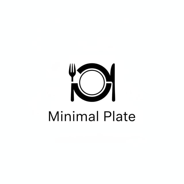 Modern Minimal restaurant logo