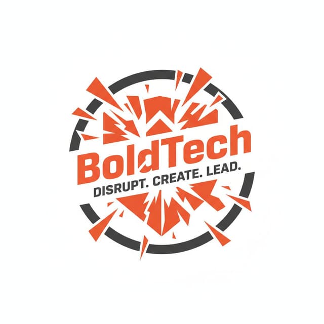 Bold style startup logo