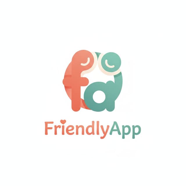 Friendly style startup logo